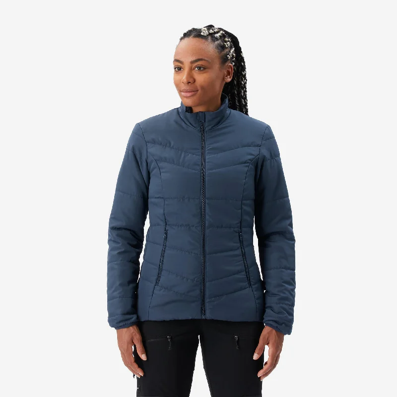 Forclaz Women's Synthetic Mountain Backpacking Padded Jacket - MT 50 32°F Denim Jacket Leather Jacket Suede Jacket Forclaz Women's Synthetic Mountain Backpacking Padded Jacket - MT 50 32°F Denim Jacket Leather Jacket Suede Jacket