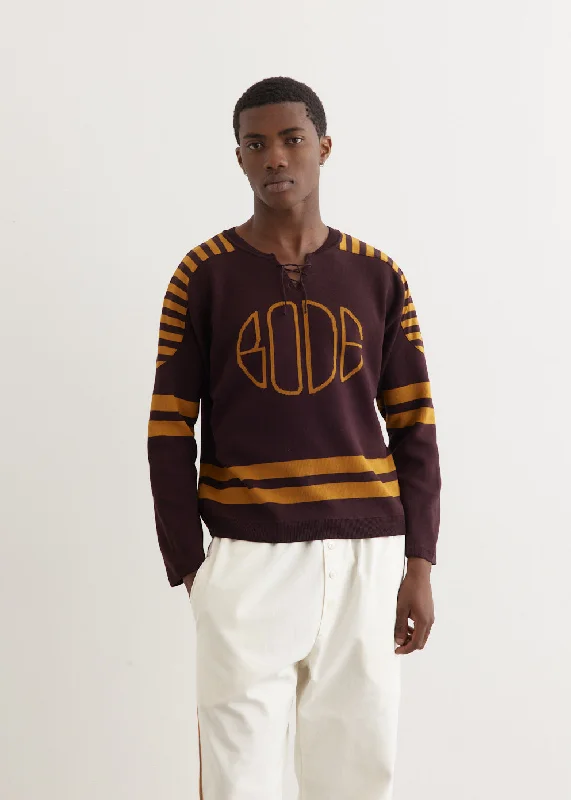 Rink Sweater Glossy Satin Silk