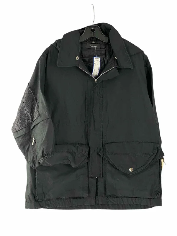 Thakoon Size S Black Jacket Fleece Jacket Down Jacket Parka