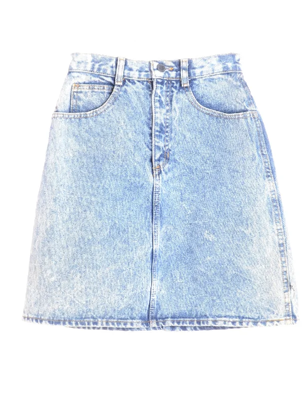 Denim Mini Skirt chiffon skirt airy