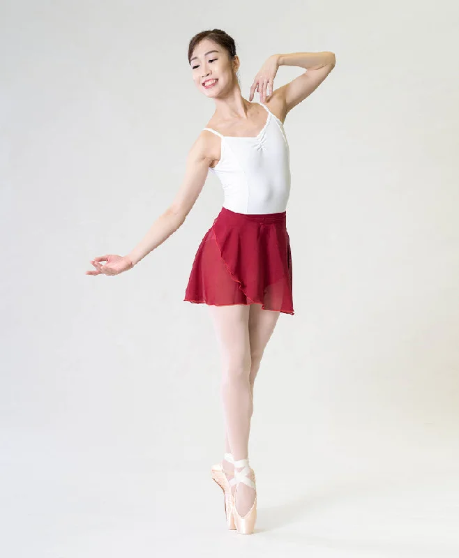 Class Wrap Skirt - 14 inch velvet skirt sumptuous