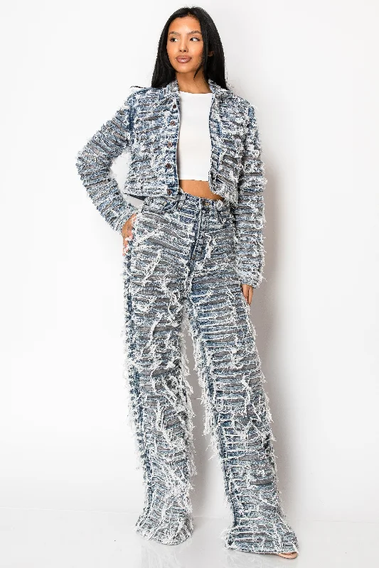 8116 Contrasting Dual Layer Shaggy Denim Jacket Faux Fur Fabric Real Fur Fabric Shearling Fabric 8116 Contrasting Dual Layer Shaggy Denim Jacket Faux Fur Fabric Real Fur Fabric Shearling Fabric