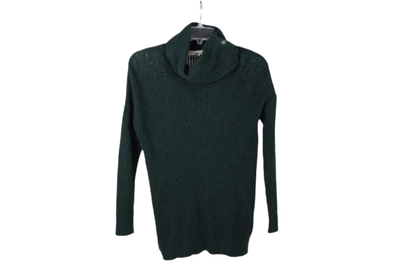 Artisan NY Green Knit Sweater | M Satin Fabric Silk Fabric Chiffon Fabric