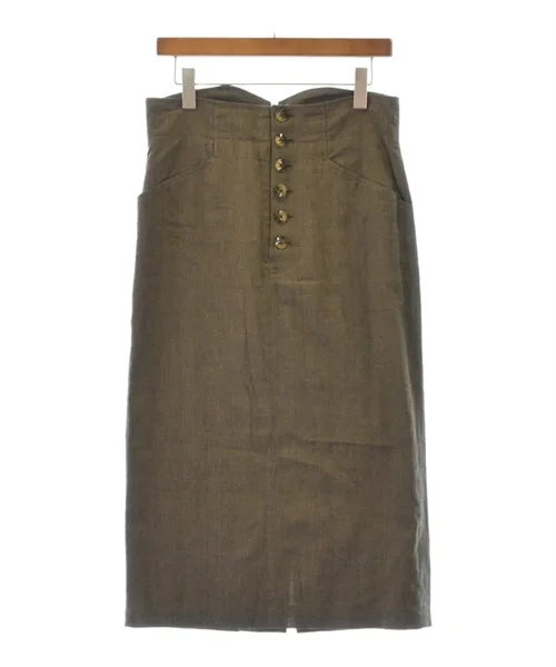 6(ROKU) Long/Maxi length skirts cashmere skirt soft