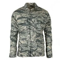 Men's Vintage US Air Force ABU Jacket Stand-Up Collar Roll-Neck Collar Turtle Neck