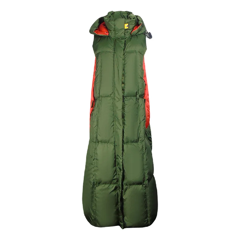 Parajumpers Lory Green Long Hooded Vest Down Jacket Faux Fur Jacket Real Fur Jacket Shearling Jacket Parajumpers Lory Green Long Hooded Vest Down Jacket Faux Fur Jacket Real Fur Jacket Shearling Jacket
