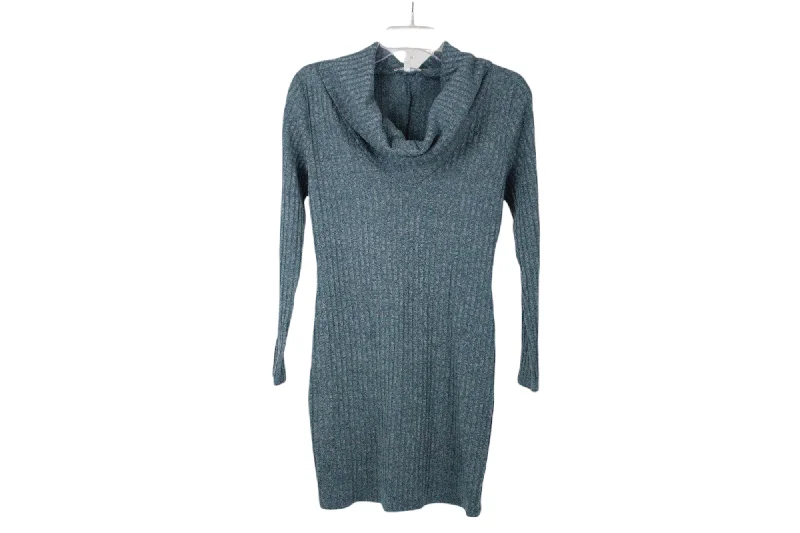 Charlotte Russe Blue Ribbed Sweater Dress | S Nylon Fabric Polyester Fabric Spandex Fabric Charlotte Russe Blue Ribbed Sweater Dress | S Nylon Fabric Polyester Fabric Spandex Fabric