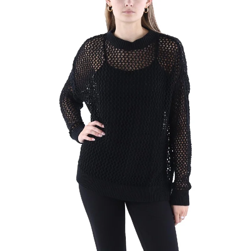 Beach Riot Womens Knit Sweater Cover-Up Handmade Hand-knitted Hand-woven