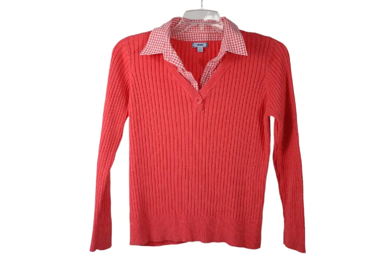 Izod Coral Knit Sweater | L Modern Contemporary Chic