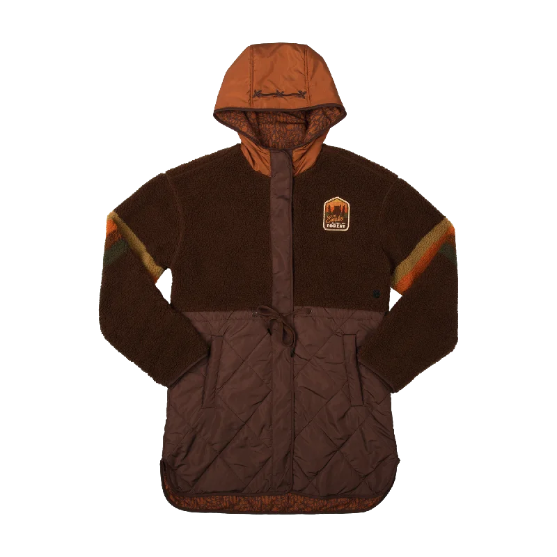 Ewoks Sherpa Puffer Jacket Fleece Jacket Down Jacket Feather Jacket