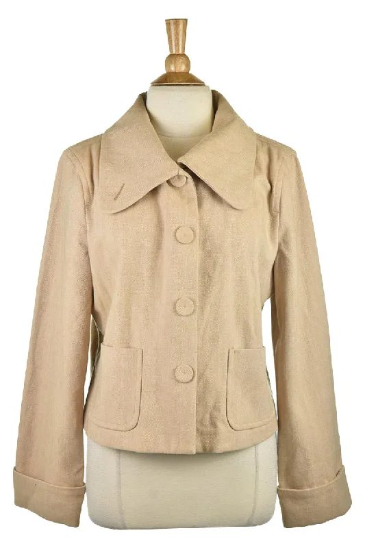 Liz Claiborne Jacket Cotton Jacket Linen Jacket Terry Jacket