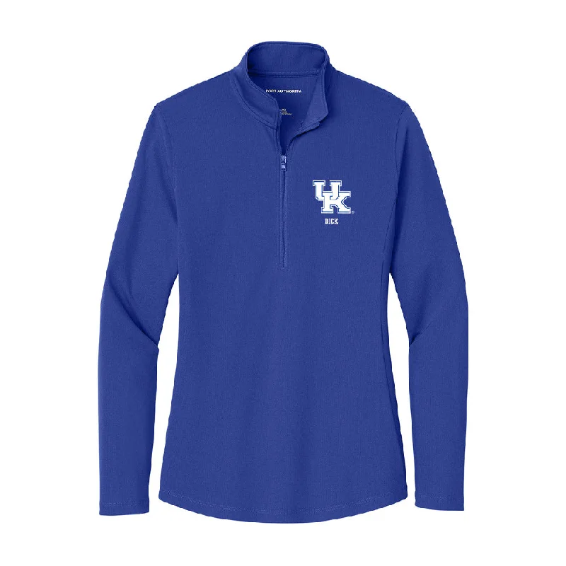 Kentucky - NCAA Women's Cross Country : Morgan Dick - Women's Lightweight Quarter Zip Jacket Cotton Jacket Linen Jacket Terry Jacket Kentucky - NCAA Women's Cross Country : Morgan Dick - Women's Lightweight Quarter Zip Jacket Cotton Jacket Linen Jacket Terry Jacket