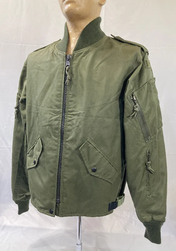 Canadian Tactical Helicopter Crew Jacket Notch Collar Peter Pan Collar Cowl Neck