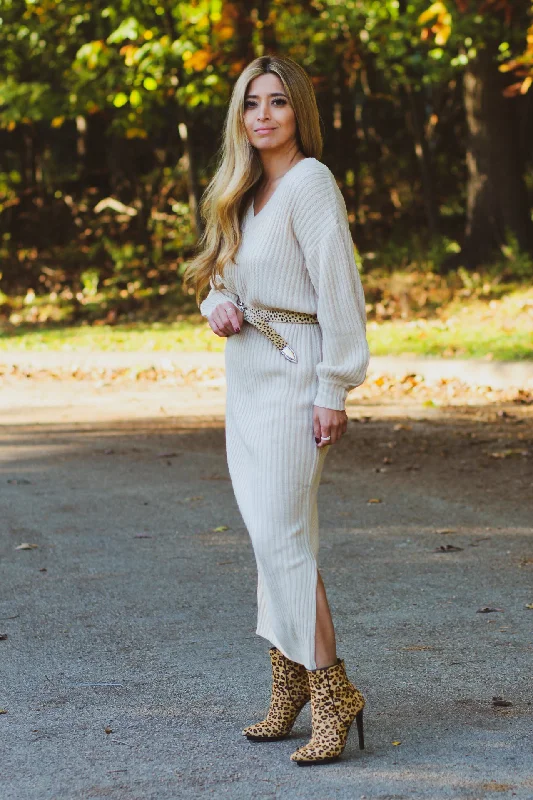 Lucia Sweater Dress Modern Contemporary Chic