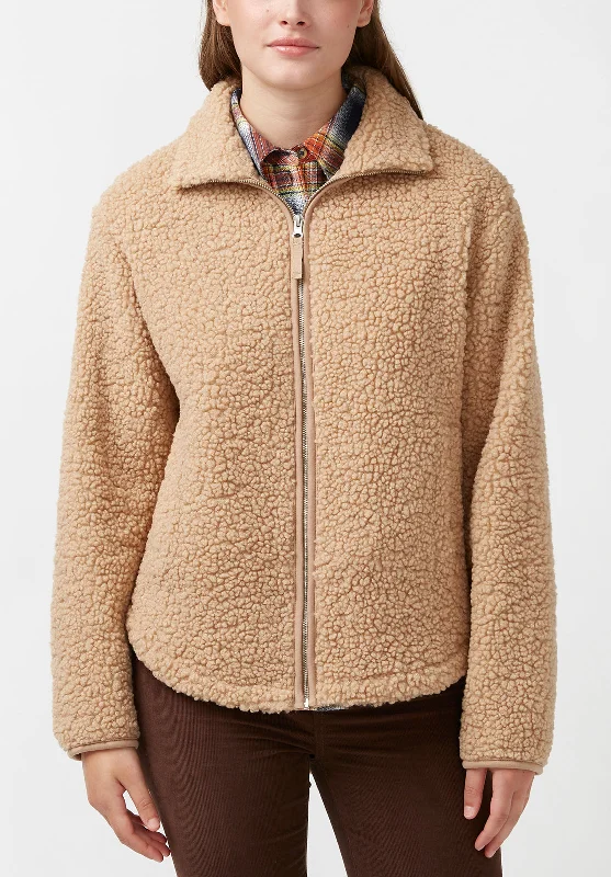 Caterina Women's Full Zip Jacket in Vintage Caramel - JK0015F Snapped Jacket Toggled Jacket Drawstring Jacket Caterina Women's Full Zip Jacket in Vintage Caramel - JK0015F Snapped Jacket Toggled Jacket Drawstring Jacket