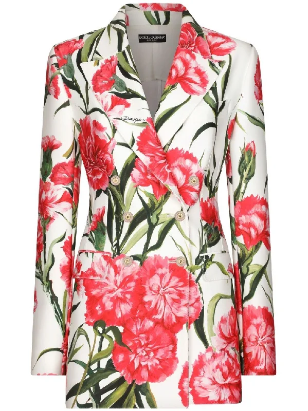 Dolce & Gabbana Women's Jackets Jersey Jacket Tulle Jacket Batik Jacket