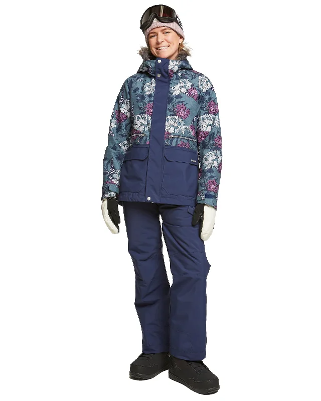 Rojo Wilder Jacket Womens Floral Anicamo Stormy Weather Zip Front Button Front Snap Front Rojo Wilder Jacket Womens Floral Anicamo Stormy Weather Zip Front Button Front Snap Front