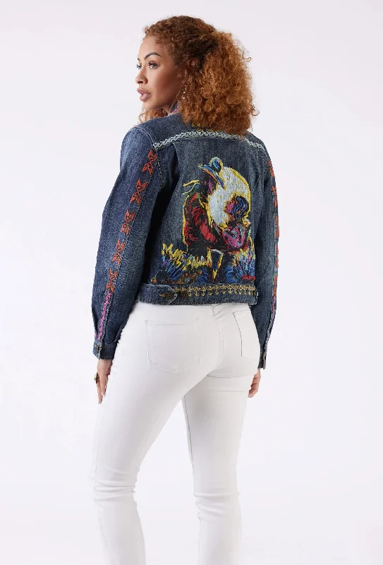 Double D Ranch C3321 Denim Jacket Rayon Fabric Velvet Fabric Corduroy Fabric
