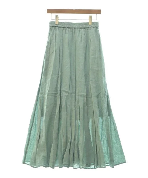 23ku Long/Maxi length skirts linen skirt breathable