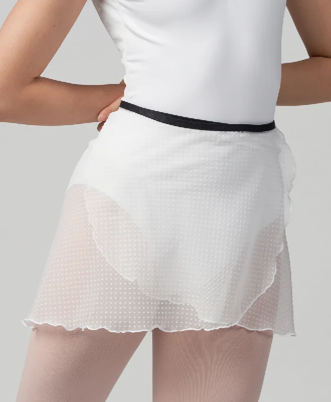 Flatter Wrap Skirt - Marshmellow chiffon skirt flowing