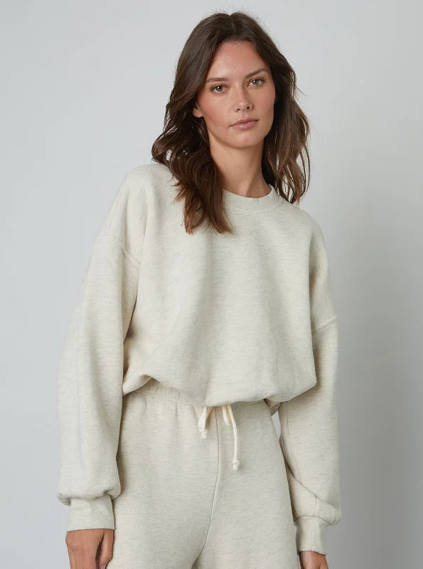 Etta | Cloud Fleece Sweater Stretchy Elastic Breathable
