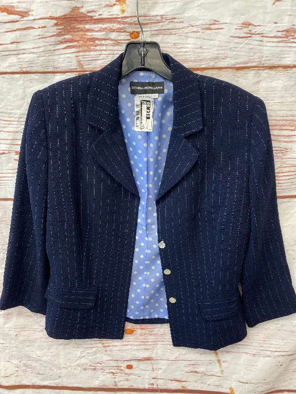 Blazer Jacket By Donna Morgan Size: 6 Zippered Jacket Buttoned Jacket Snapped Jacket Blazer Jacket By Donna Morgan Size: 6 Zippered Jacket Buttoned Jacket Snapped Jacket