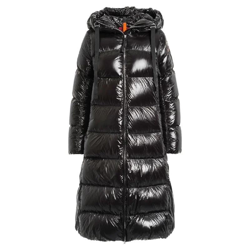 Parajumpers Arum Lilly Shiny Black Long Down Jacket Jacket Blazer Coat