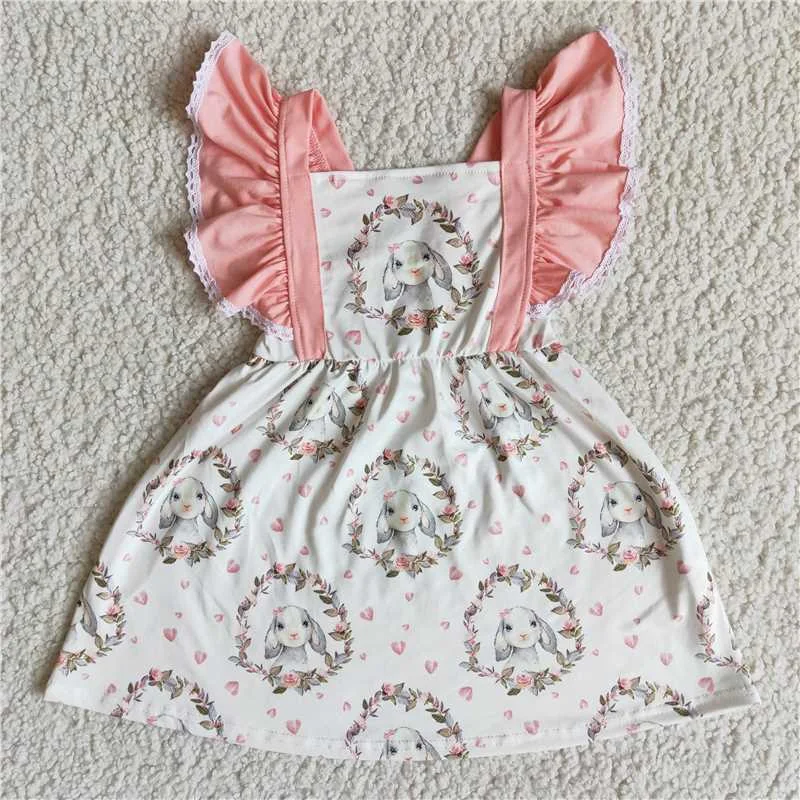Easter Bunny Pink Lace Sleeve Skirt leather skirt bold