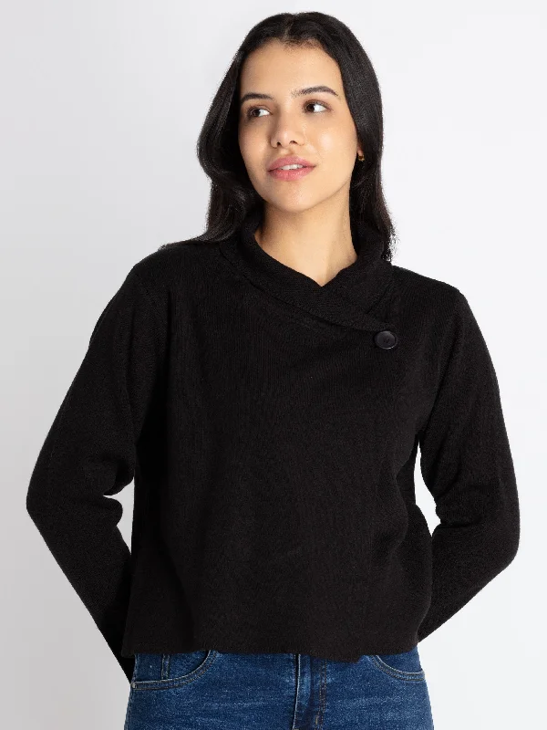 Womens Solid Round Neck Sweater Bright Pastel Dark