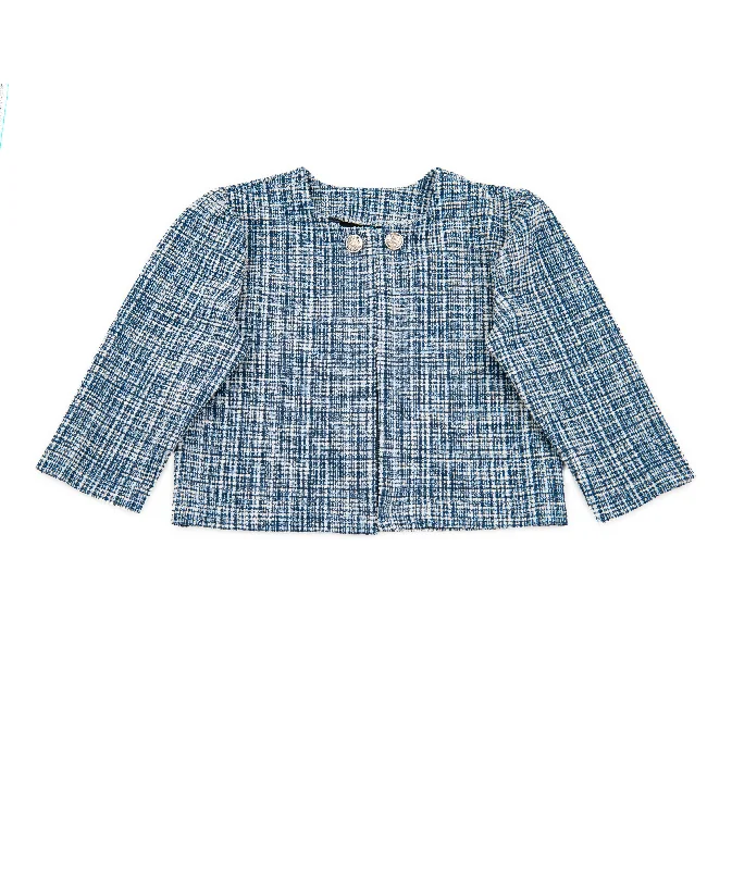 By Debra Girls Jackie Navy Plaid Jacket Striped Jacket Polka Dot Jacket Floral Jacket By Debra Girls Jackie Navy Plaid Jacket Striped Jacket Polka Dot Jacket Floral Jacket