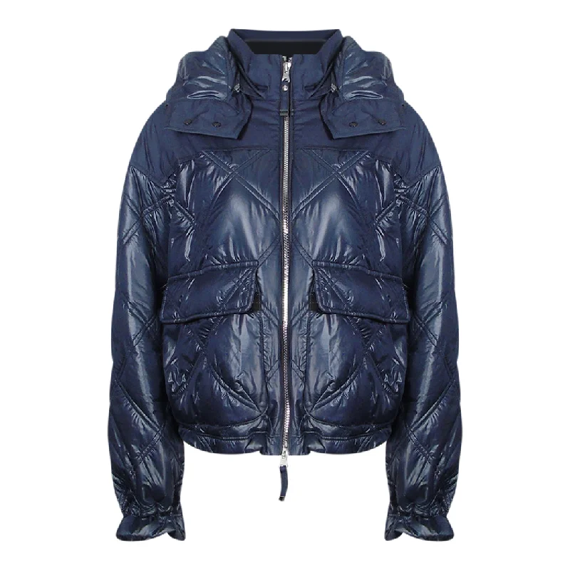 Parajumpers Madina Pencil Dark Navy Blue Padded Jacket Tiered Jacket Buttoned Jacket Zippered Jacket Parajumpers Madina Pencil Dark Navy Blue Padded Jacket Tiered Jacket Buttoned Jacket Zippered Jacket