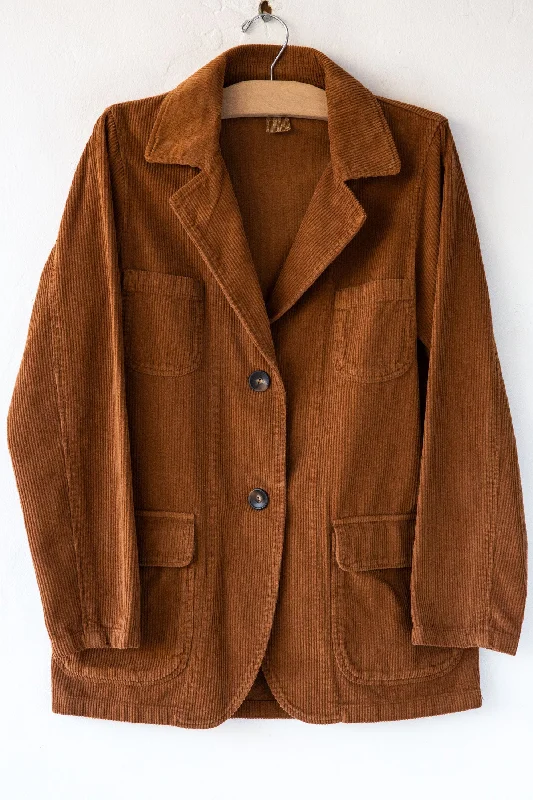 Valenzo Cord Jacket Collared Jacket Crew Neck Jacket Turtle Neck Jacket