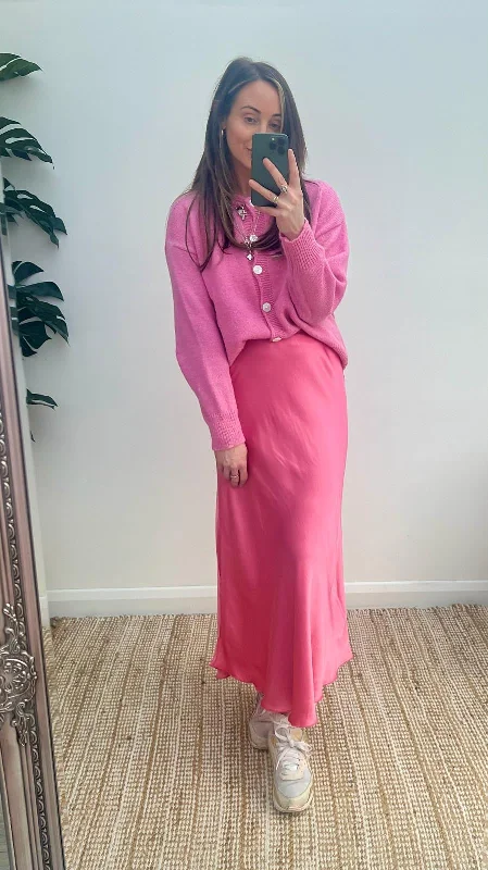 Satin Bias Cut Skirts corduroy skirt cozy