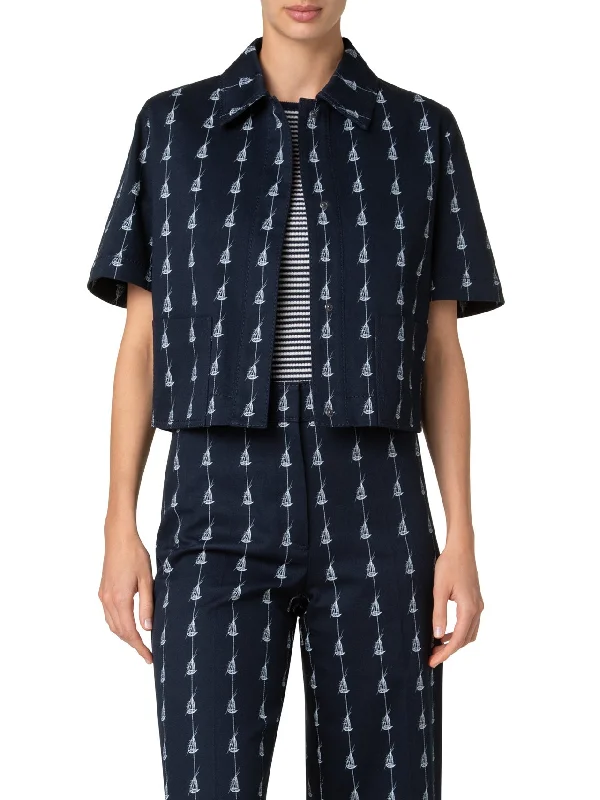 Sailboat Jacket Jersey Jacket Tulle Jacket Batik Jacket