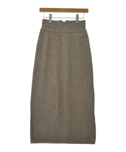 6(ROKU) Long/Maxi length skirts wool skirt warm