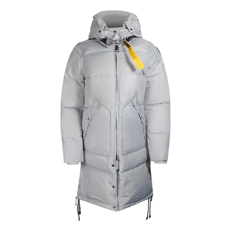 Parajumpers Long Bear Silver Down Jacket One-Shoulder Jacket Off-the-Shoulder Jacket Asymmetrical Jacket Parajumpers Long Bear Silver Down Jacket One-Shoulder Jacket Off-the-Shoulder Jacket Asymmetrical Jacket