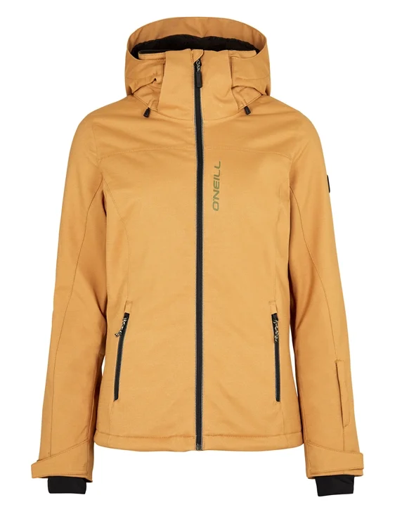 ONeill Stuvite Jacket Womens Rich Caramel Nylon Fabric Polyester Fabric Spandex Fabric ONeill Stuvite Jacket Womens Rich Caramel Nylon Fabric Polyester Fabric Spandex Fabric