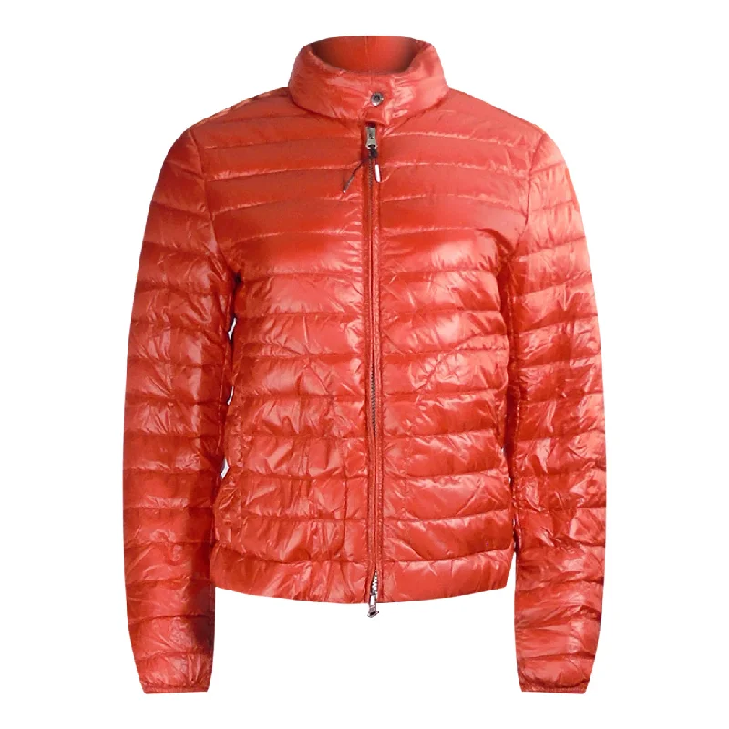 Parajumpers Sena Red Down Jacket Plaid Jacket Tartan Jacket Houndstooth Jacket