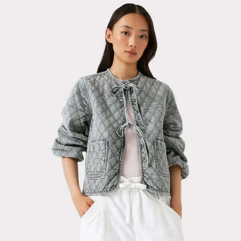 Seventy + Mochi Aria Jacket Silver Lining Satin Jacket Silk Jacket Chiffon Jacket