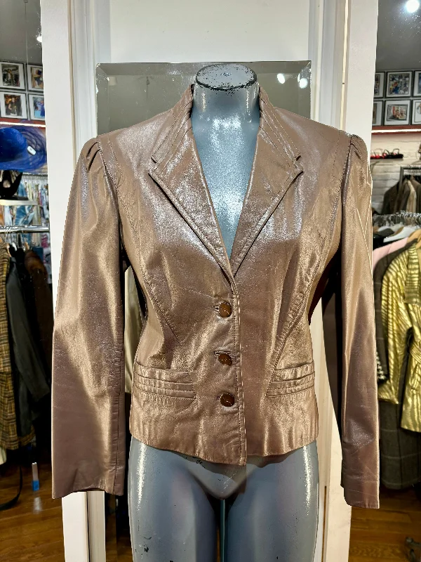 70’s Brown Short 3 Button Leather Short Jacket By Vinlit Listeff Fashions Jersey Jacket Tulle Jacket Batik Jacket 70’s Brown Short 3 Button Leather Short Jacket By Vinlit Listeff Fashions Jersey Jacket Tulle Jacket Batik Jacket