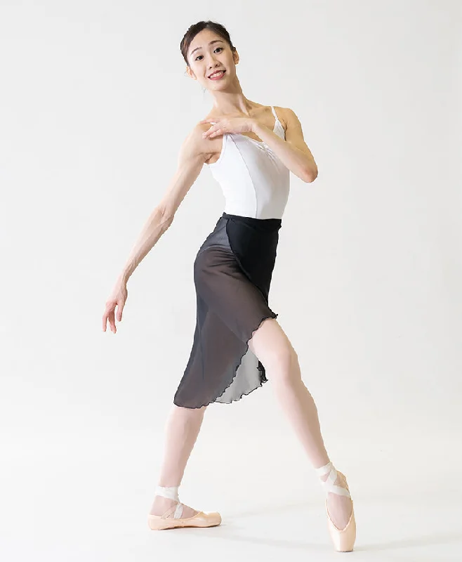 High Low Evolution Wrap Skirt velvet skirt plush
