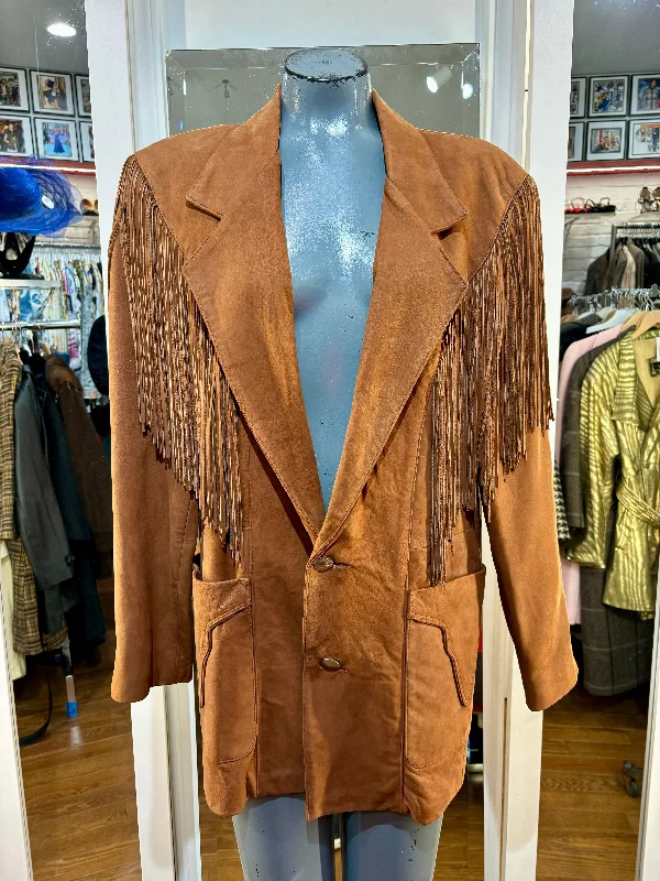 80’s Brown Western Fringe Jacket by Continental Leather Fashion Corduroy Jacket Velvet Jacket Brocade Jacket 80’s Brown Western Fringe Jacket by Continental Leather Fashion Corduroy Jacket Velvet Jacket Brocade Jacket