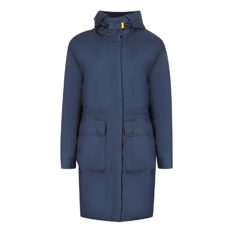Parajumpers Eulalia Navy Blue Padded Long Down Jacket Faux Fur Jacket Real Fur Jacket Shearling Jacket Parajumpers Eulalia Navy Blue Padded Long Down Jacket Faux Fur Jacket Real Fur Jacket Shearling Jacket
