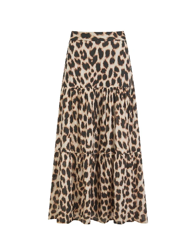 Nooki Dominica Tiered Skirt chiffon skirt floaty