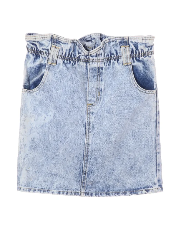 Denim Mini Skirt velvet skirt luxurious