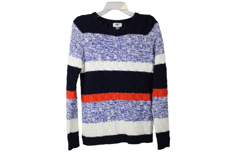 Old Navy Color Blocked Knit Sweater | S Oversized Loose Flowy