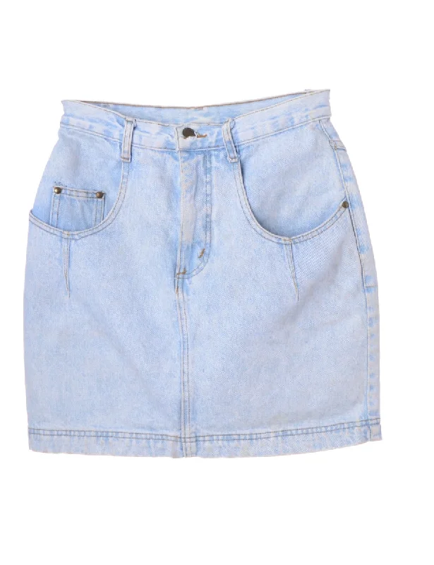 Denim Midi Skirt corduroy skirt textured