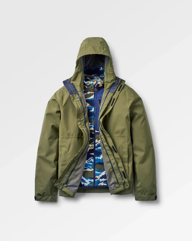 Graniteridge Recycled Waterproof 3 in 1 Jacket - Khaki Trench Coat Raincoat Waterproof Jacket Graniteridge Recycled Waterproof 3 in 1 Jacket - Khaki Trench Coat Raincoat Waterproof Jacket