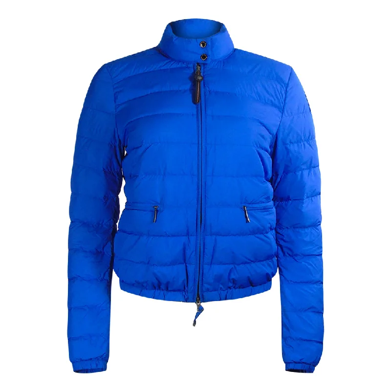 Parajumpers Winona Kos Bright Blue Down Jacket Nylon Fabric Polyester Fabric Spandex Fabric Parajumpers Winona Kos Bright Blue Down Jacket Nylon Fabric Polyester Fabric Spandex Fabric