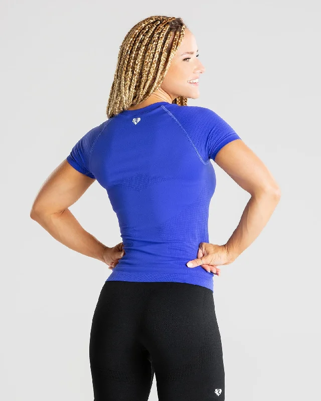 Power Seamless T-Shirt | Royal Blue